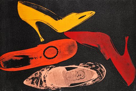 andy warhol shoe drawings.